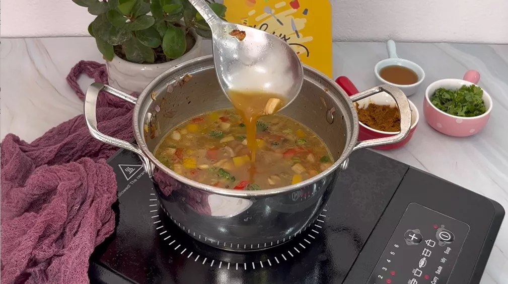 Mango Coconut Chicken Curry with Sticky Rice